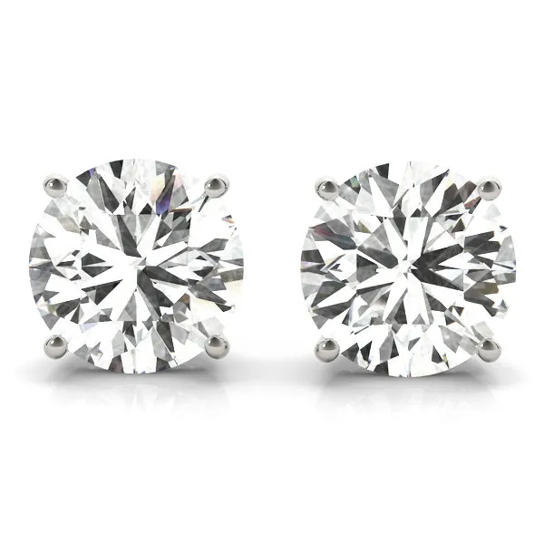 14k Stud Diamond Earring 2.00ct Diamonds