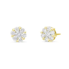 14k White Gold .35ct Diamond Stud Earrings