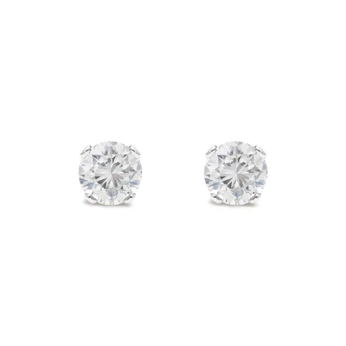 15 CTW Genuine Diamond Stud Earrings