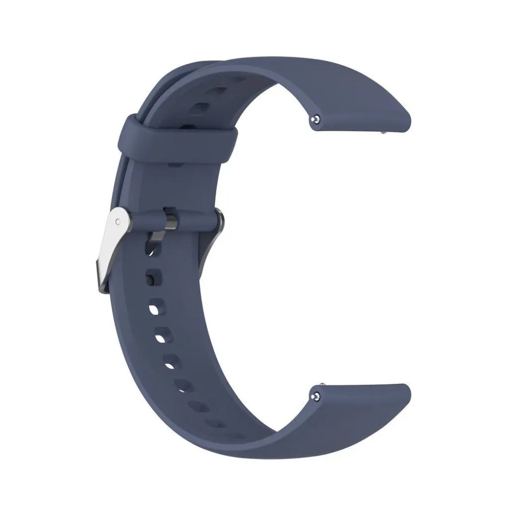 22mm sporty silicone watch strap for Huawei watch - Blue Gray