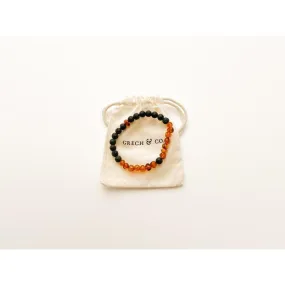 Adult Amber Bracelet 18 cm - Strength Ying&Yang