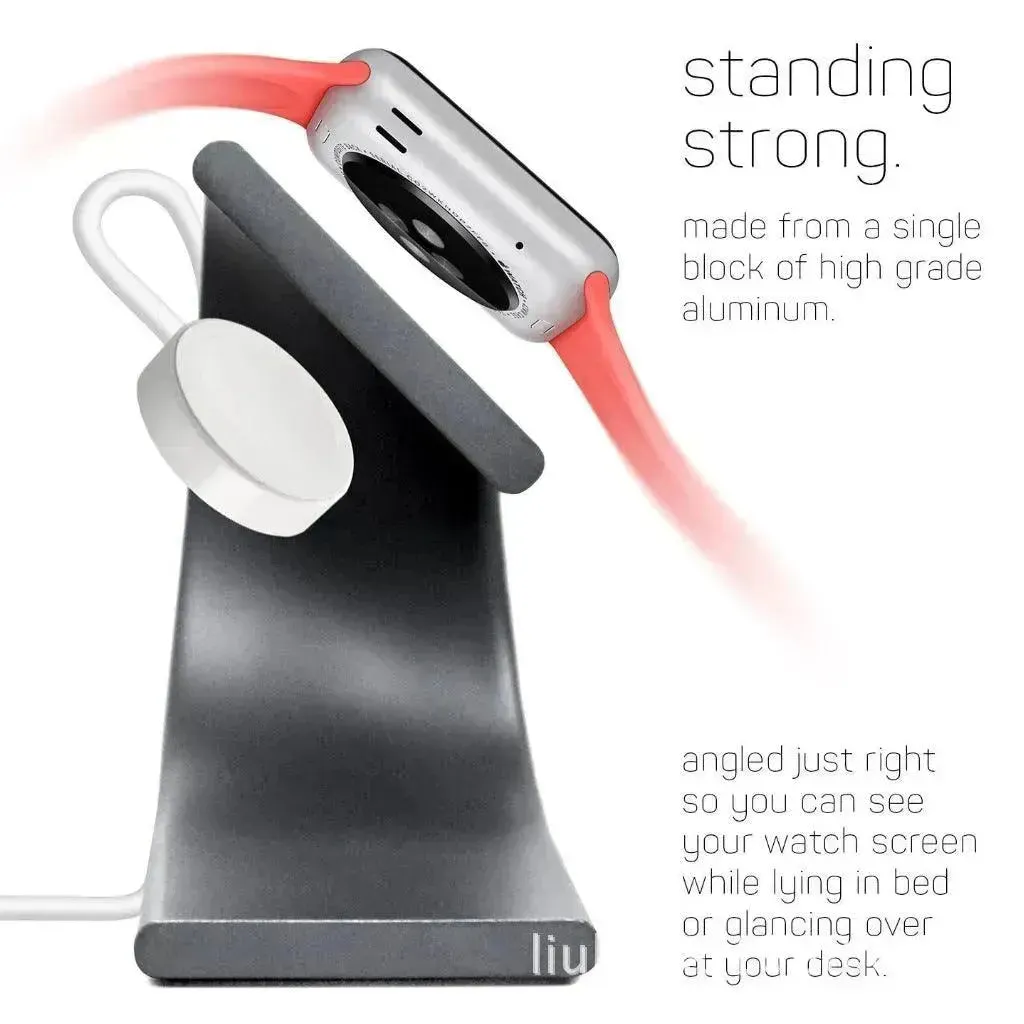 Aluminum alloy U-shaped smart watch charging stand