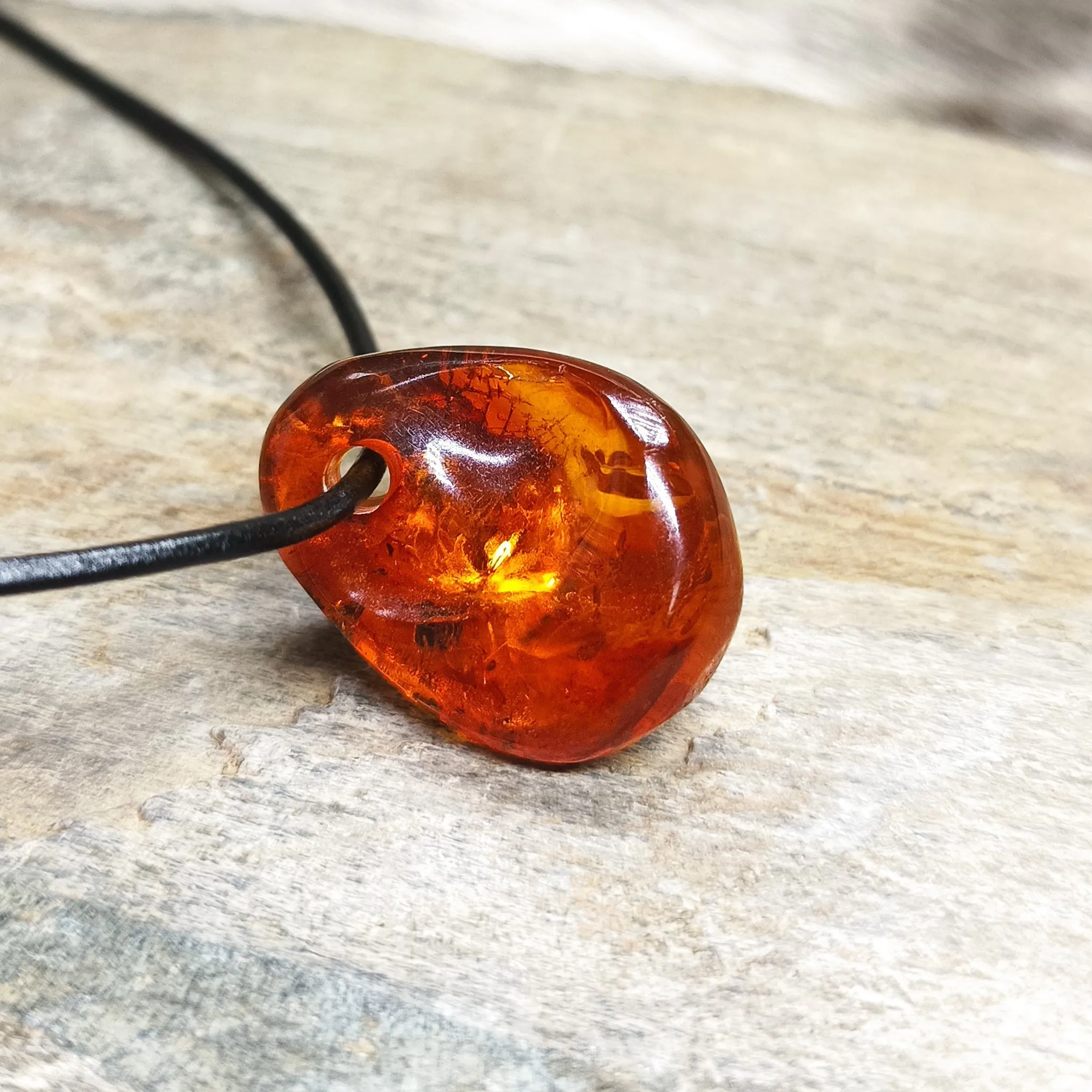 Amber Amulet Pendant