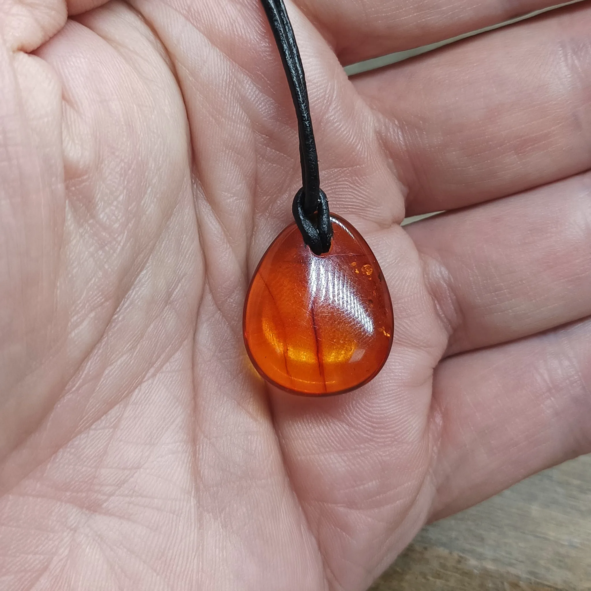 Amber Amulet Pendant