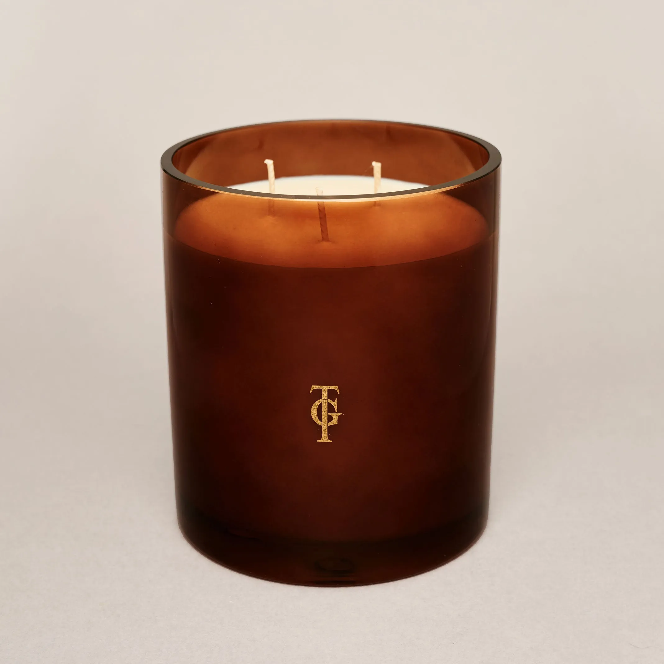 Amber Large Candle