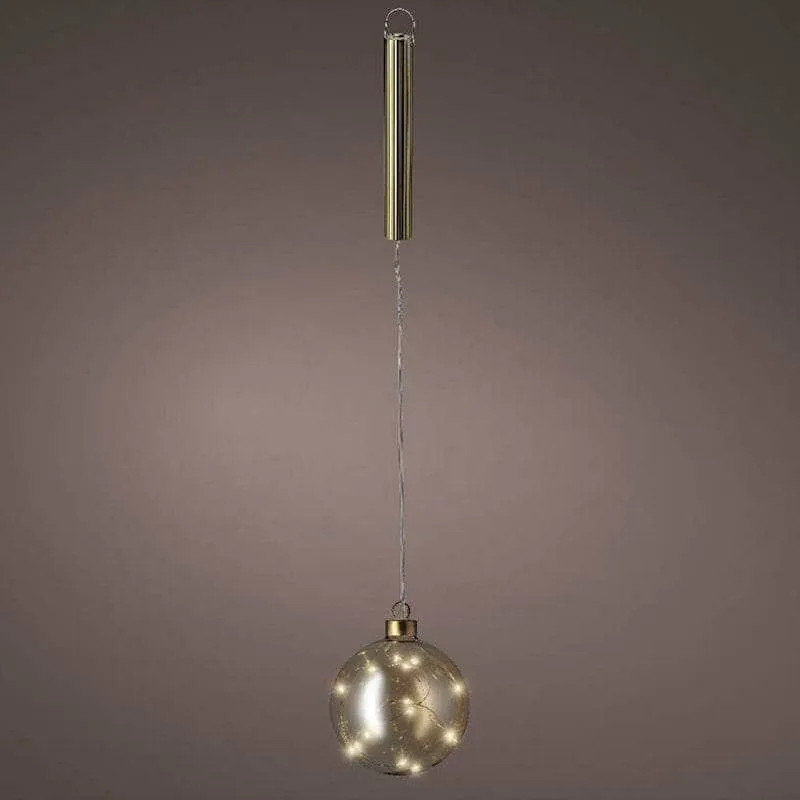 Amber Micro LED Ball - 14cm