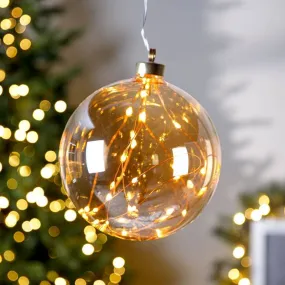 Amber Micro LED Ball - 14cm