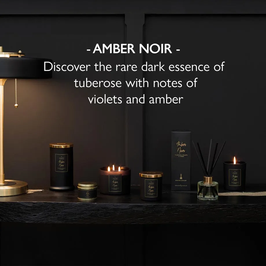 Amber Noir Jar Candle