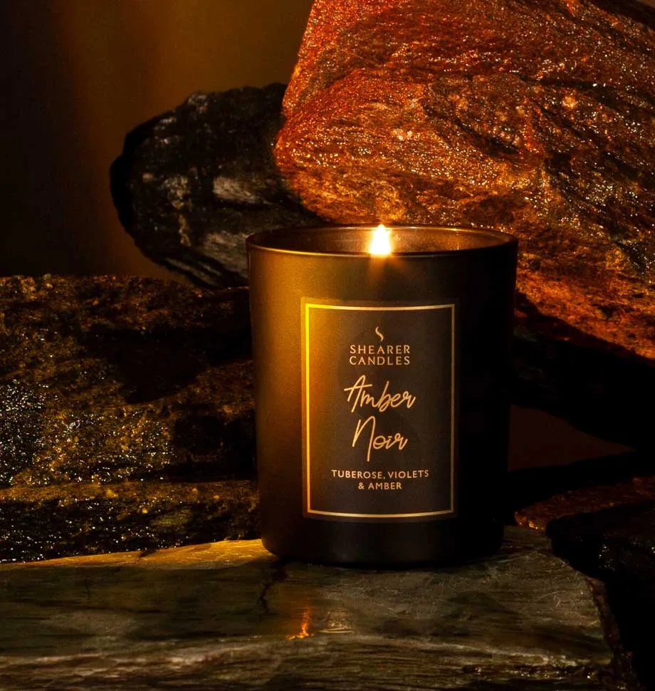 Amber Noir Jar Candle