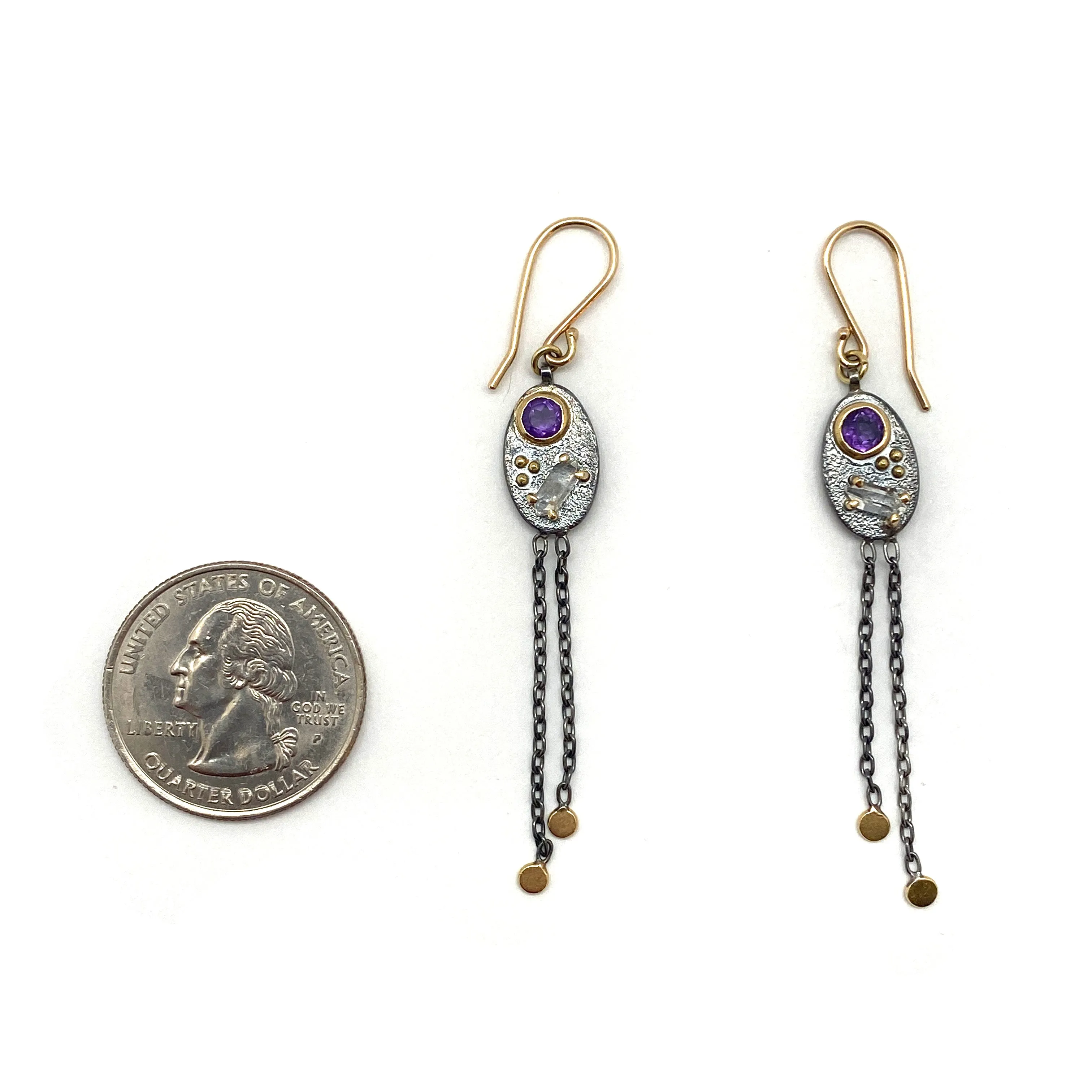 Amethyst Dangling Earrings