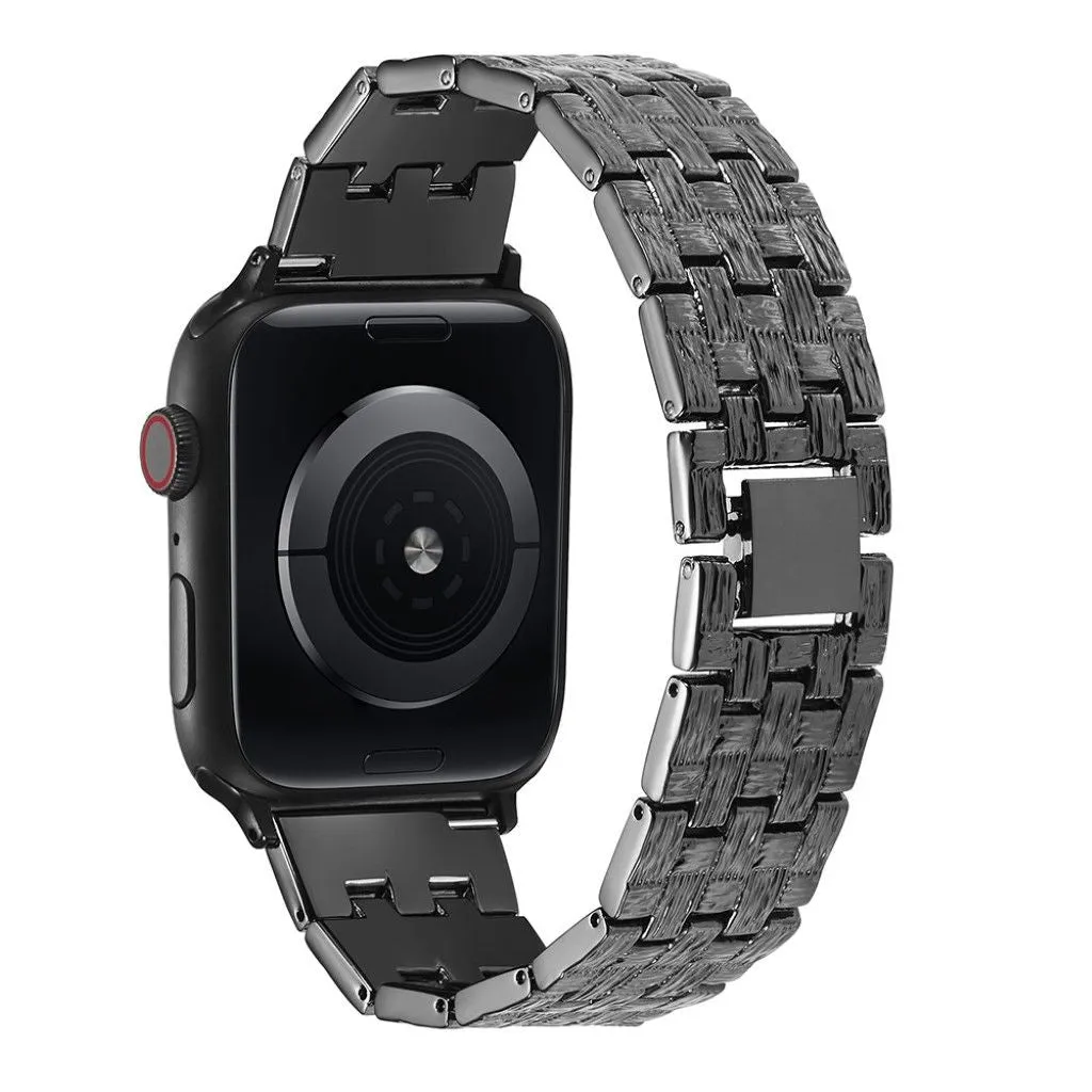 Apple Watch 40mm textured aluminum alloy watch strap - Black