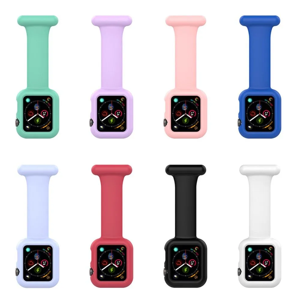 Apple Watch (41mm) doctor nurse silicone watch strap - Blue