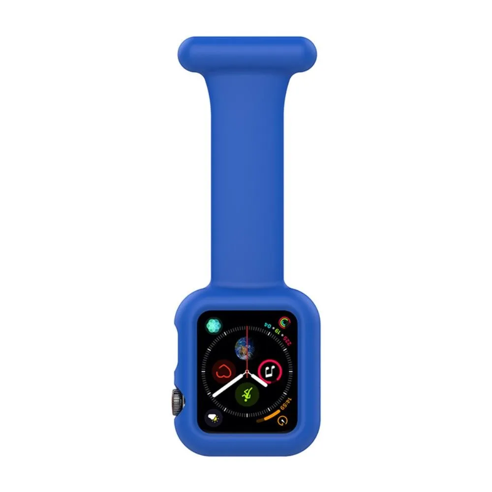 Apple Watch (41mm) doctor nurse silicone watch strap - Blue