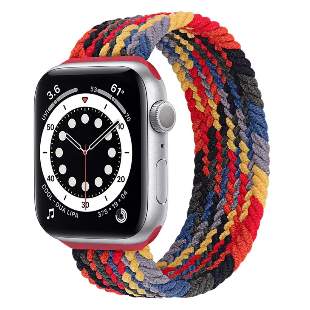 Apple Watch (41mm) elastic watch strap - Colorful Black / Size: L