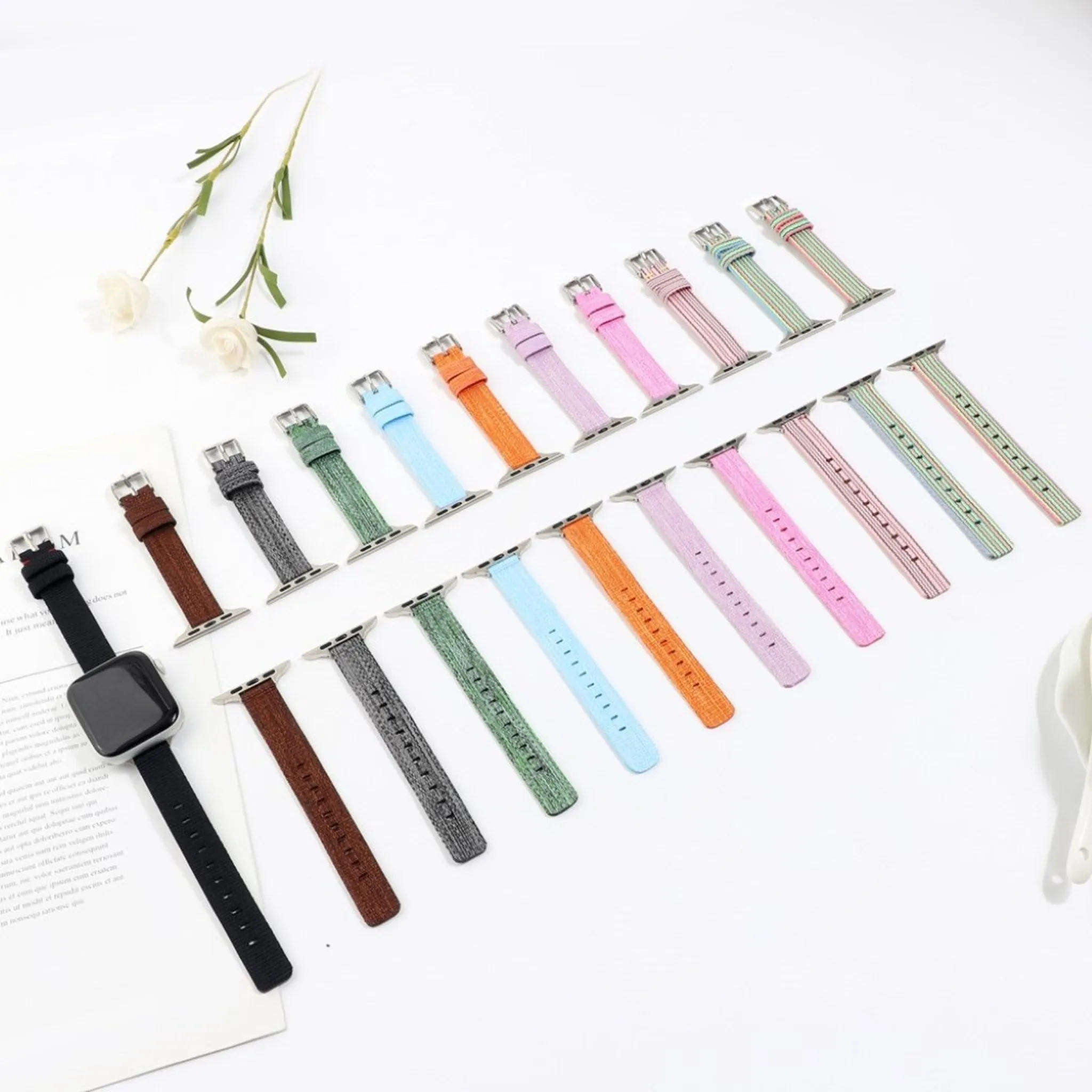 Apple Watch Series 6 / 5 44mm nylon watch band - Baby Blue