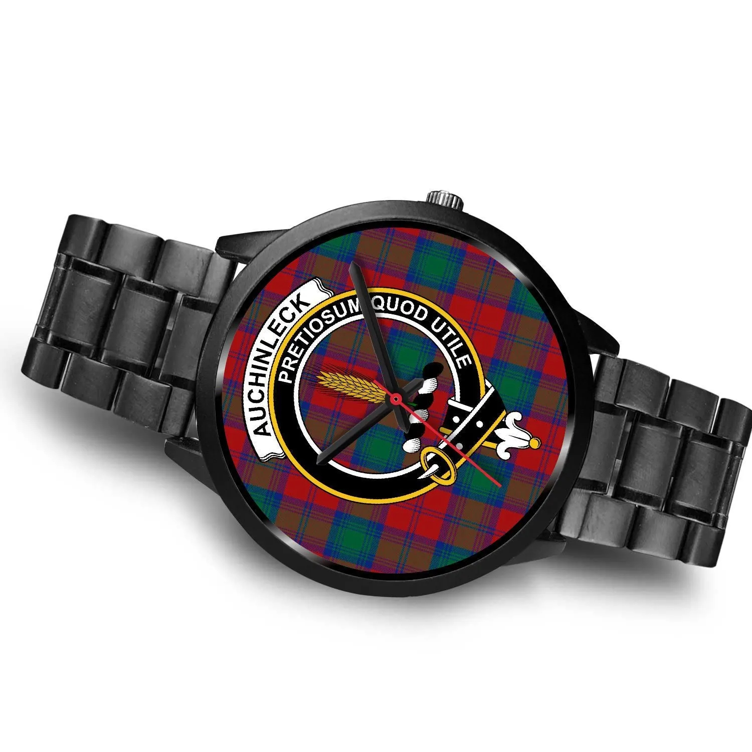 Auchinleck Clan Badge Tartan Black Watch