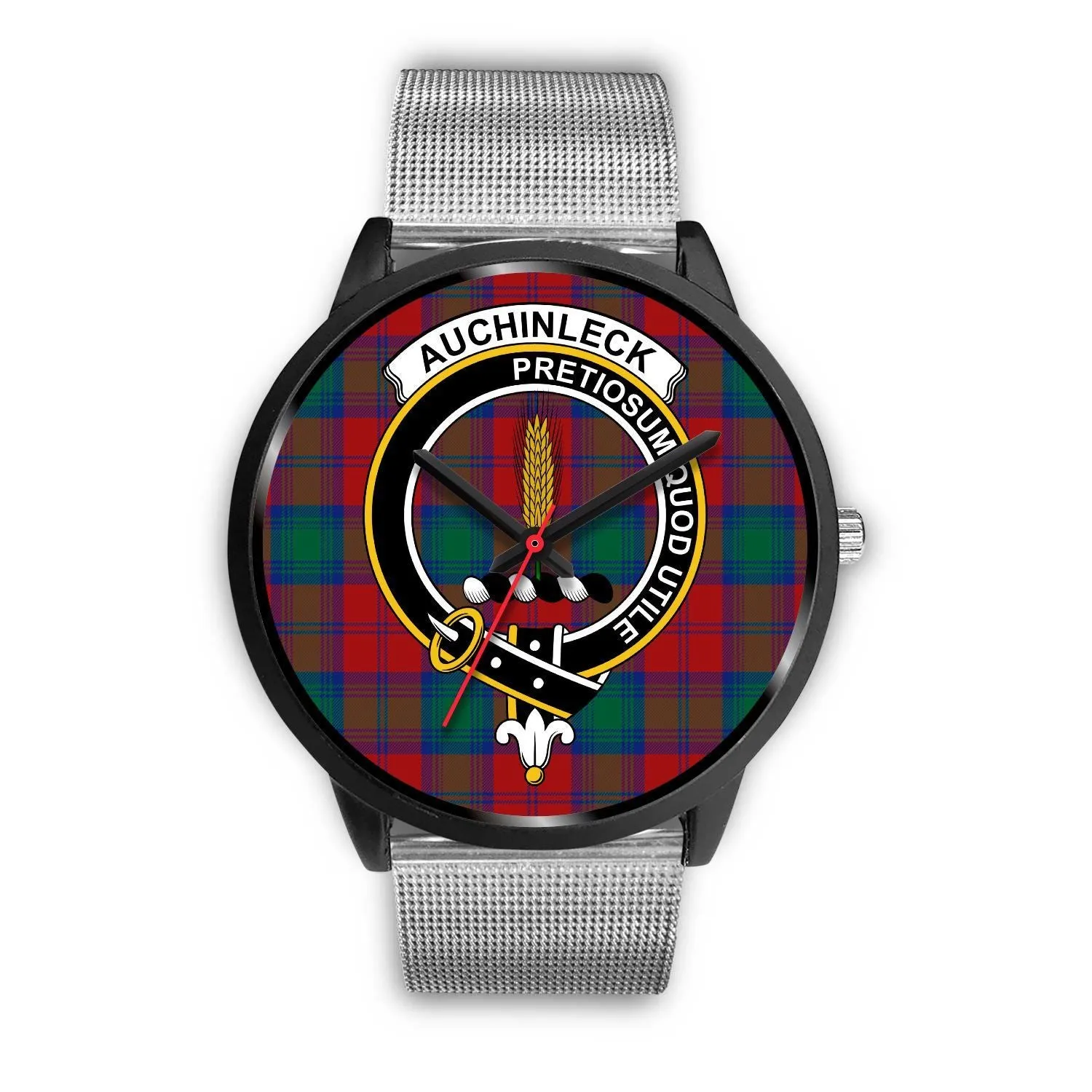 Auchinleck Clan Badge Tartan Black Watch