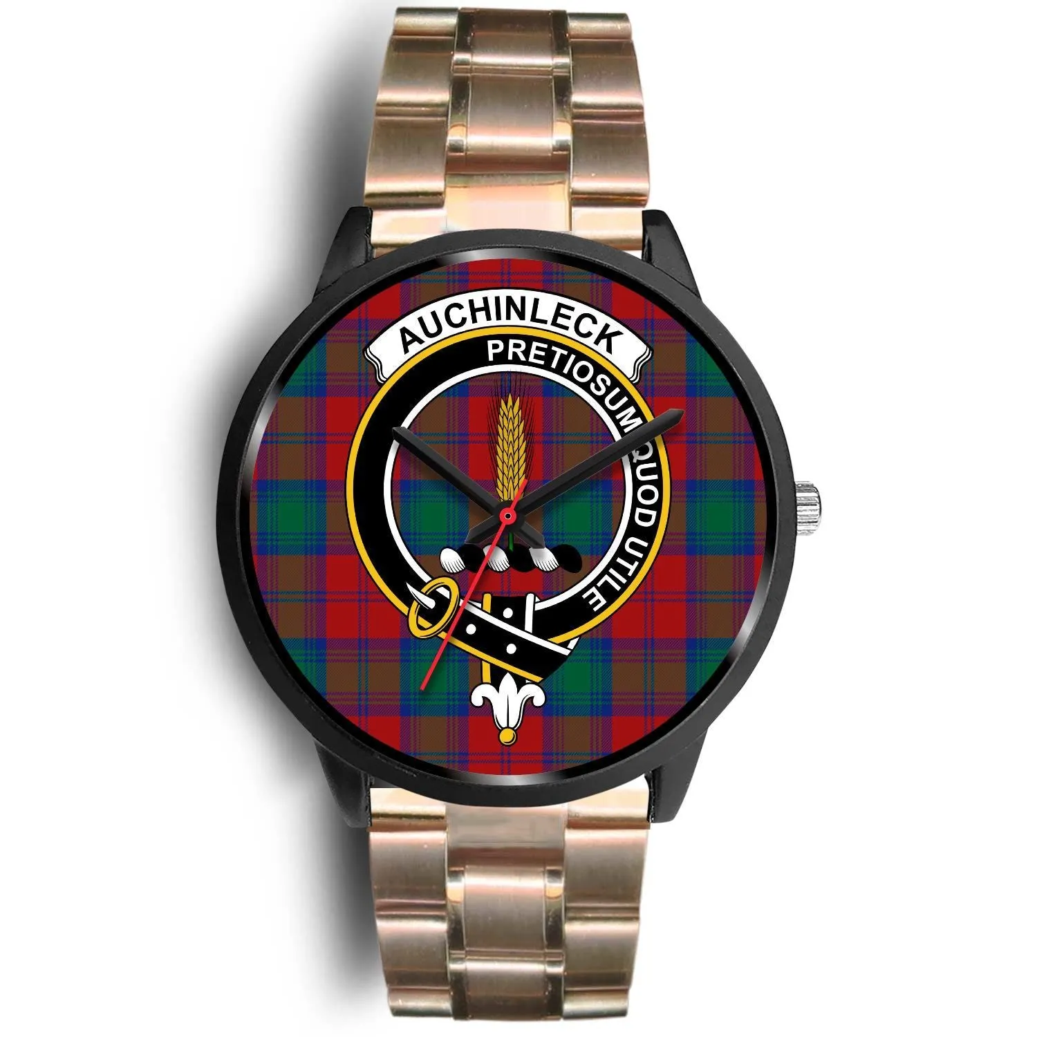 Auchinleck Clan Badge Tartan Black Watch