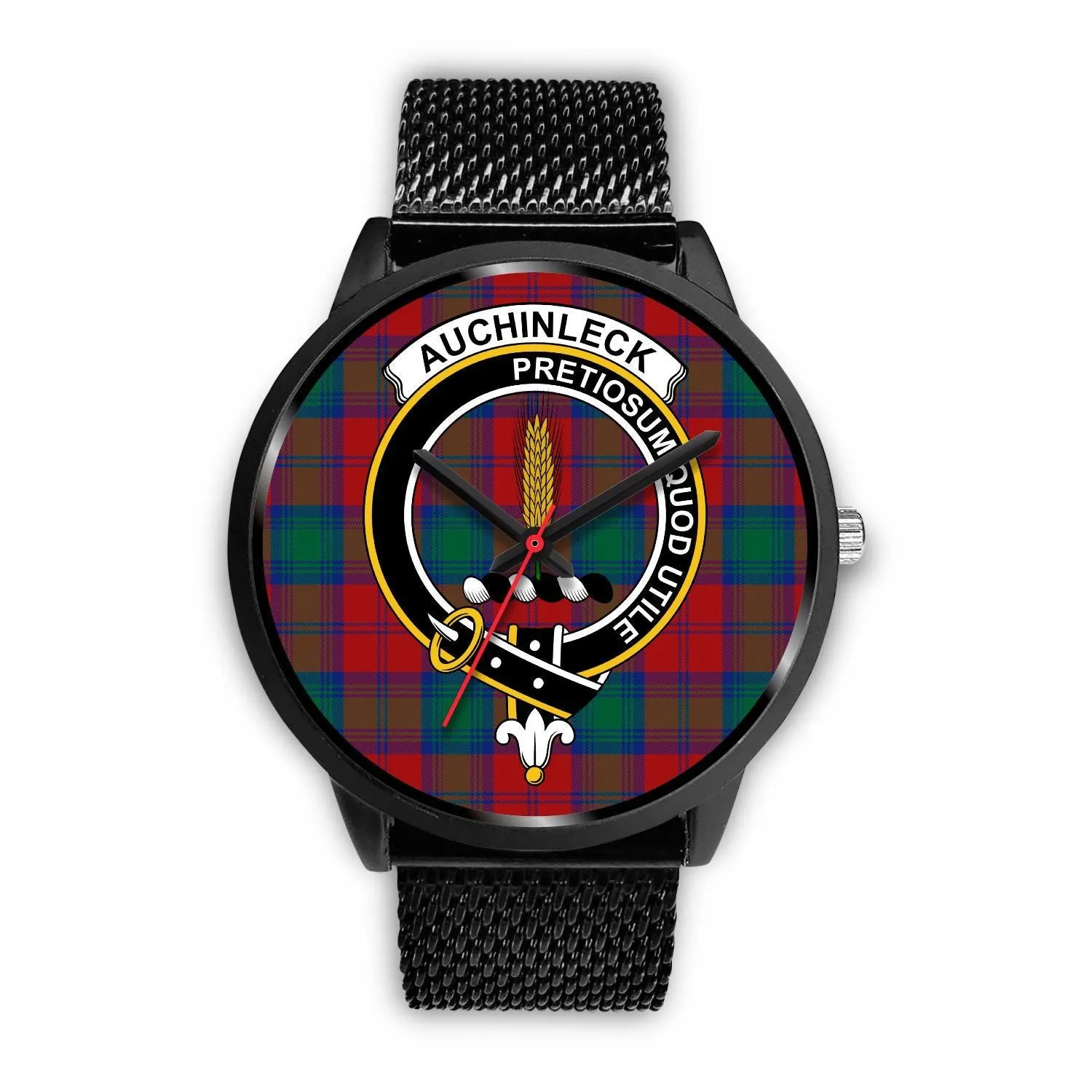 Auchinleck Clan Badge Tartan Black Watch