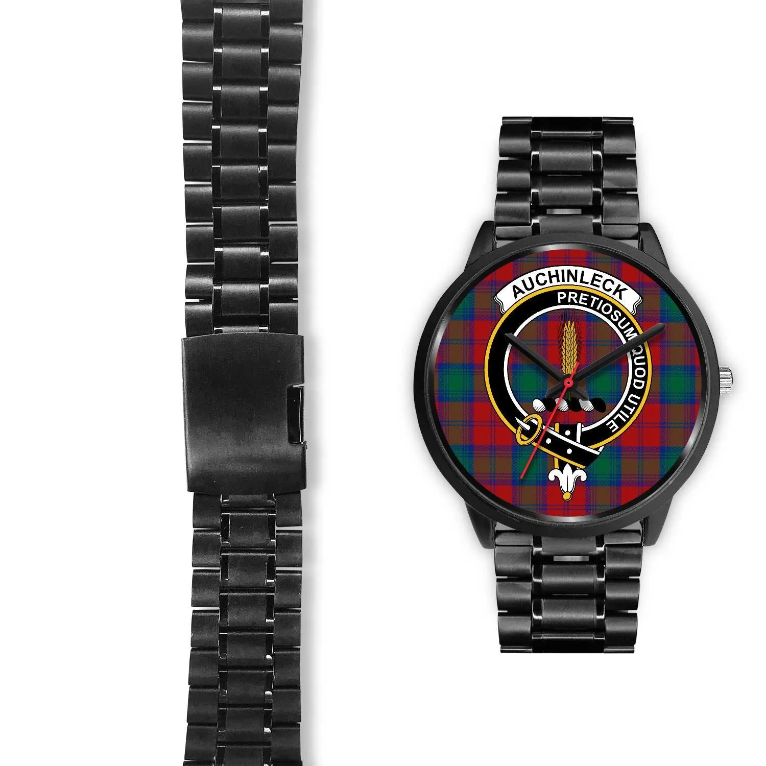 Auchinleck Clan Badge Tartan Black Watch