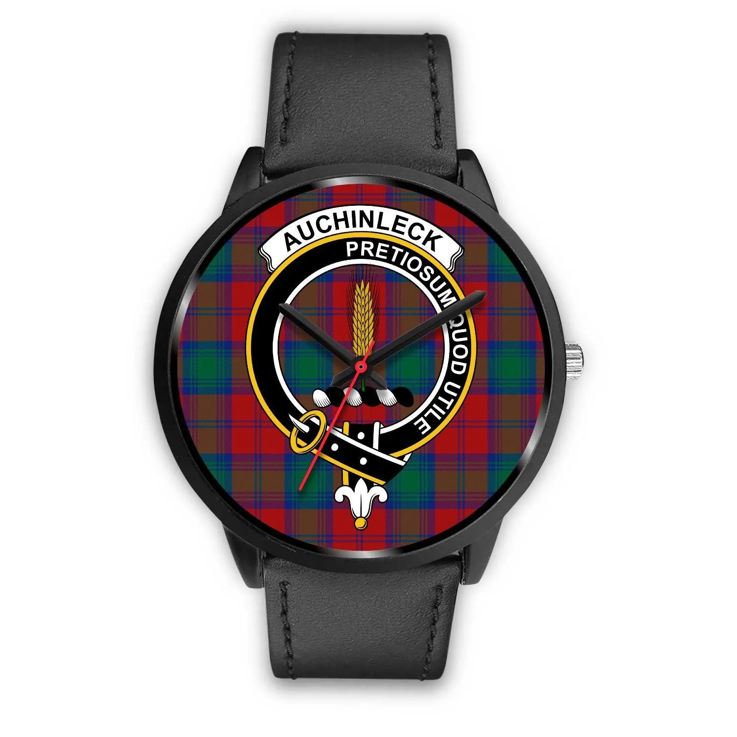 Auchinleck Clan Badge Tartan Black Watch