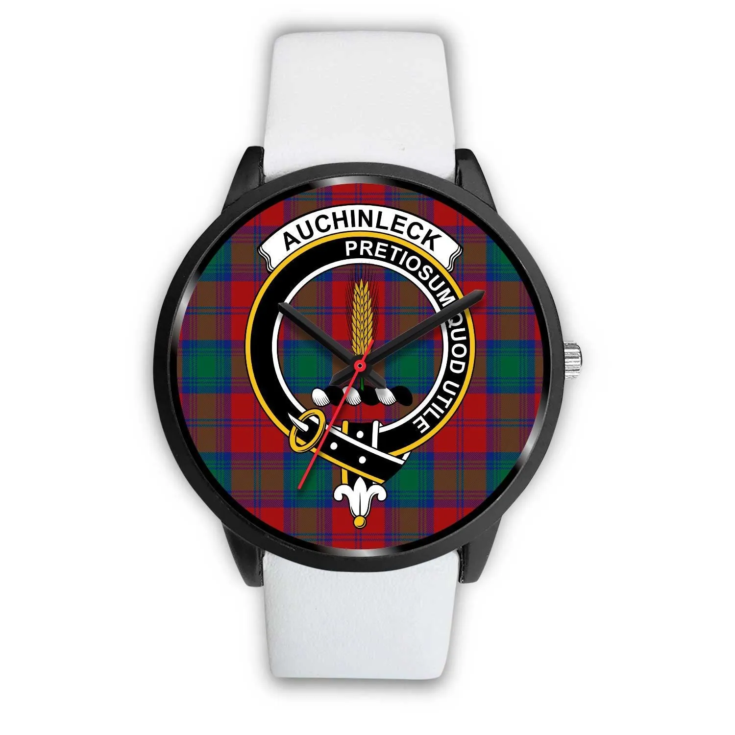 Auchinleck Clan Badge Tartan Black Watch