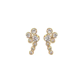 Aurora Diamond Stud Earrings