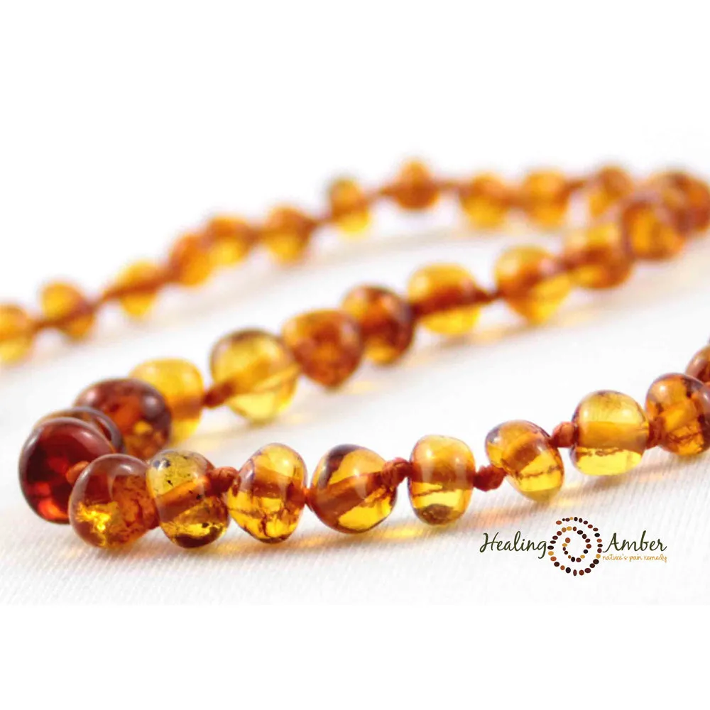 Baltic Amber Teething Bracelets - 5.5"