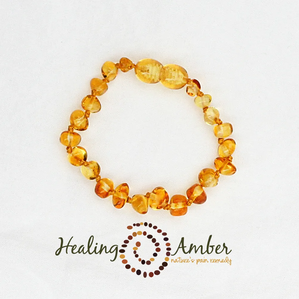 Baltic Amber Teething Bracelets - 5.5"