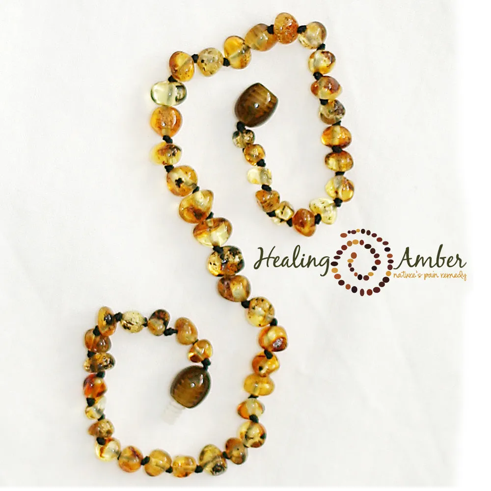 Baltic Amber Teething Bracelets - 5.5"