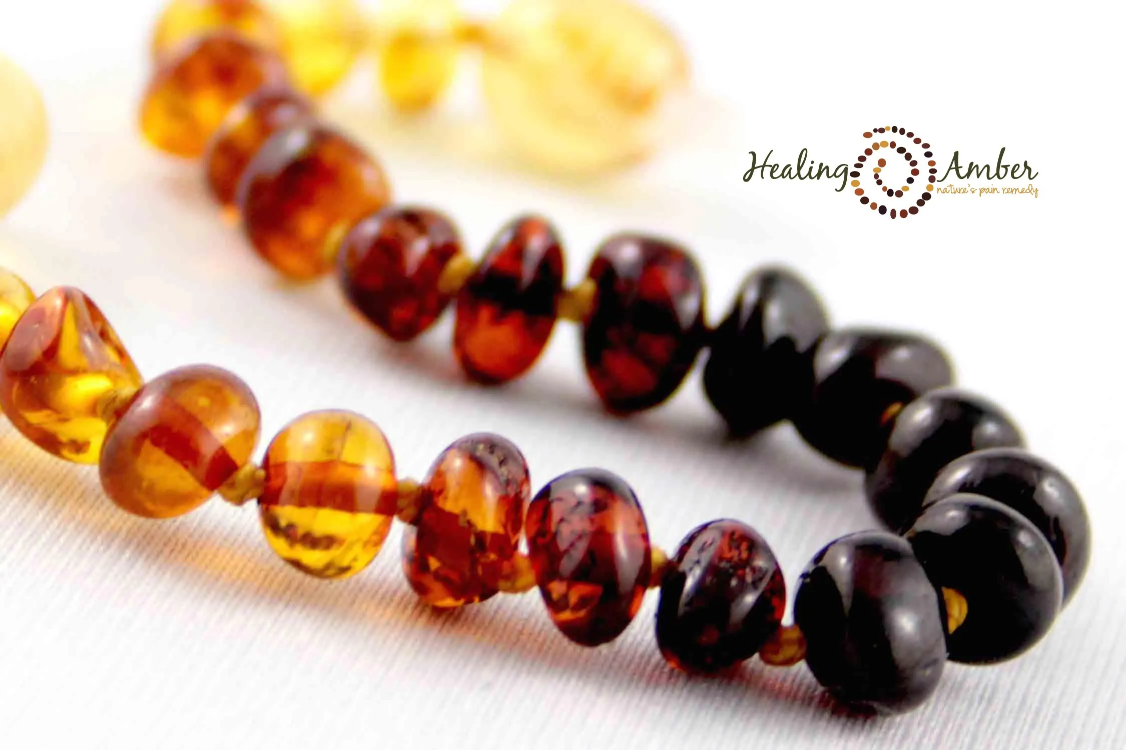 Baltic Amber Teething Bracelets - 5.5"