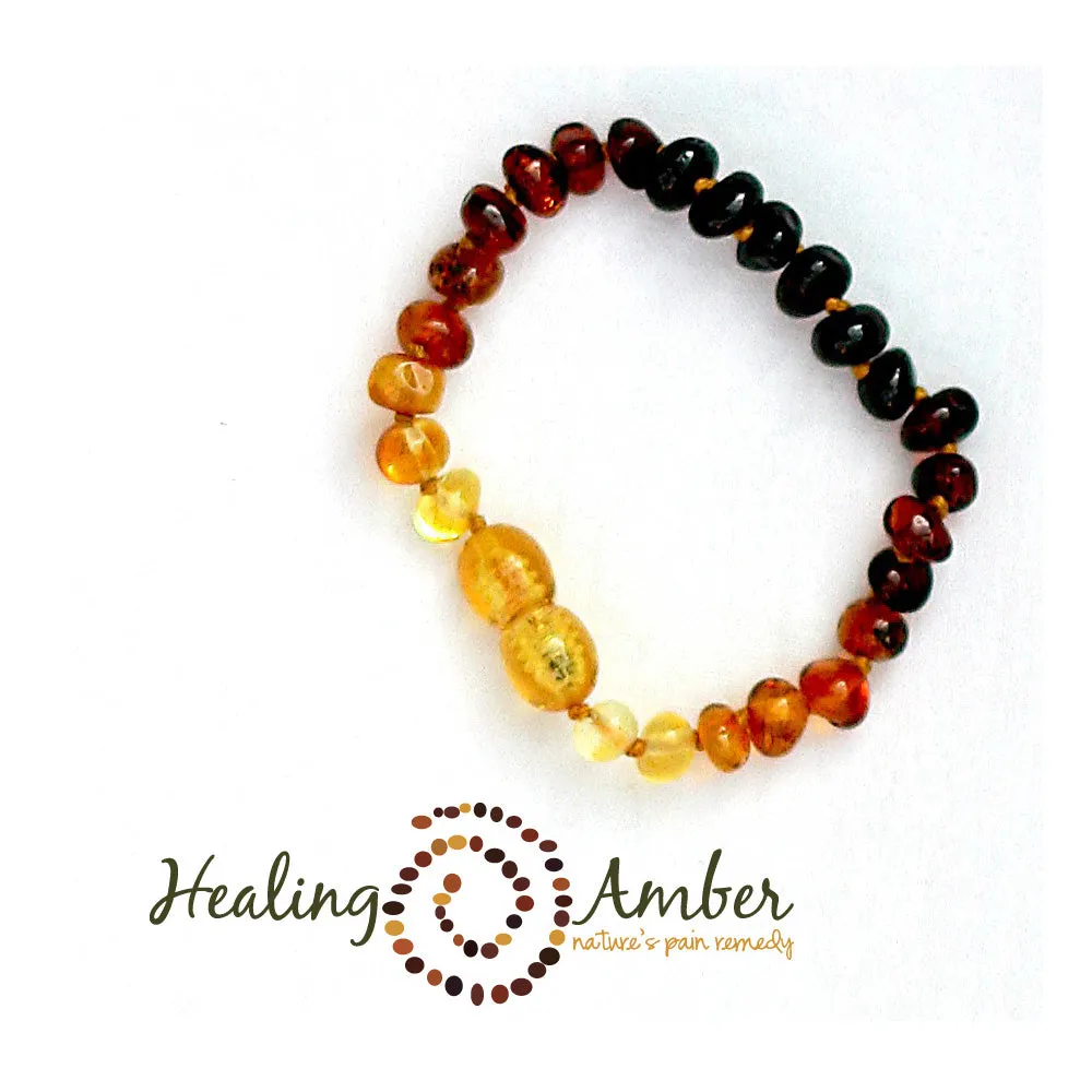 Baltic Amber Teething Bracelets - 5.5"