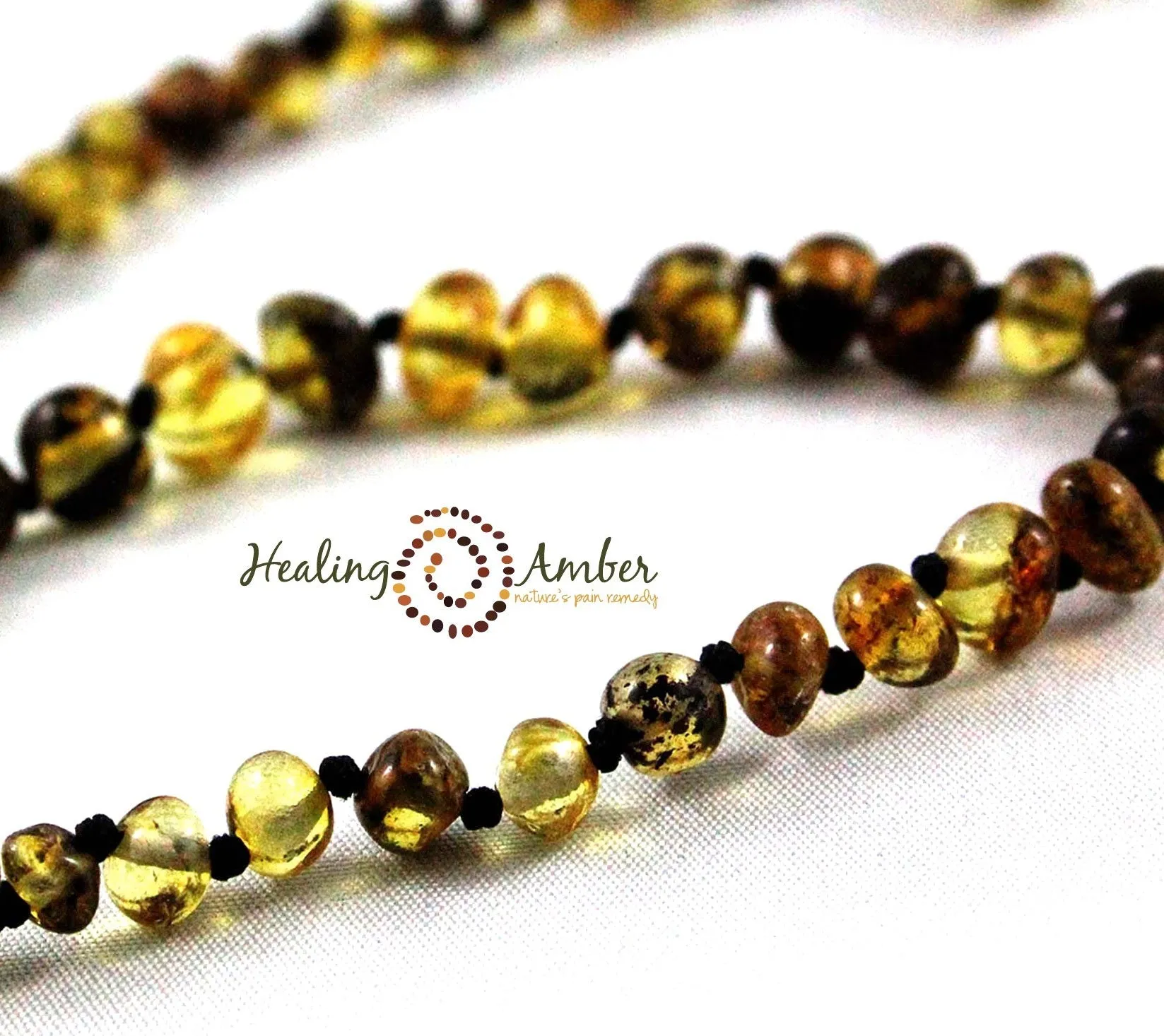 Baltic Amber Teething Bracelets - 5.5"