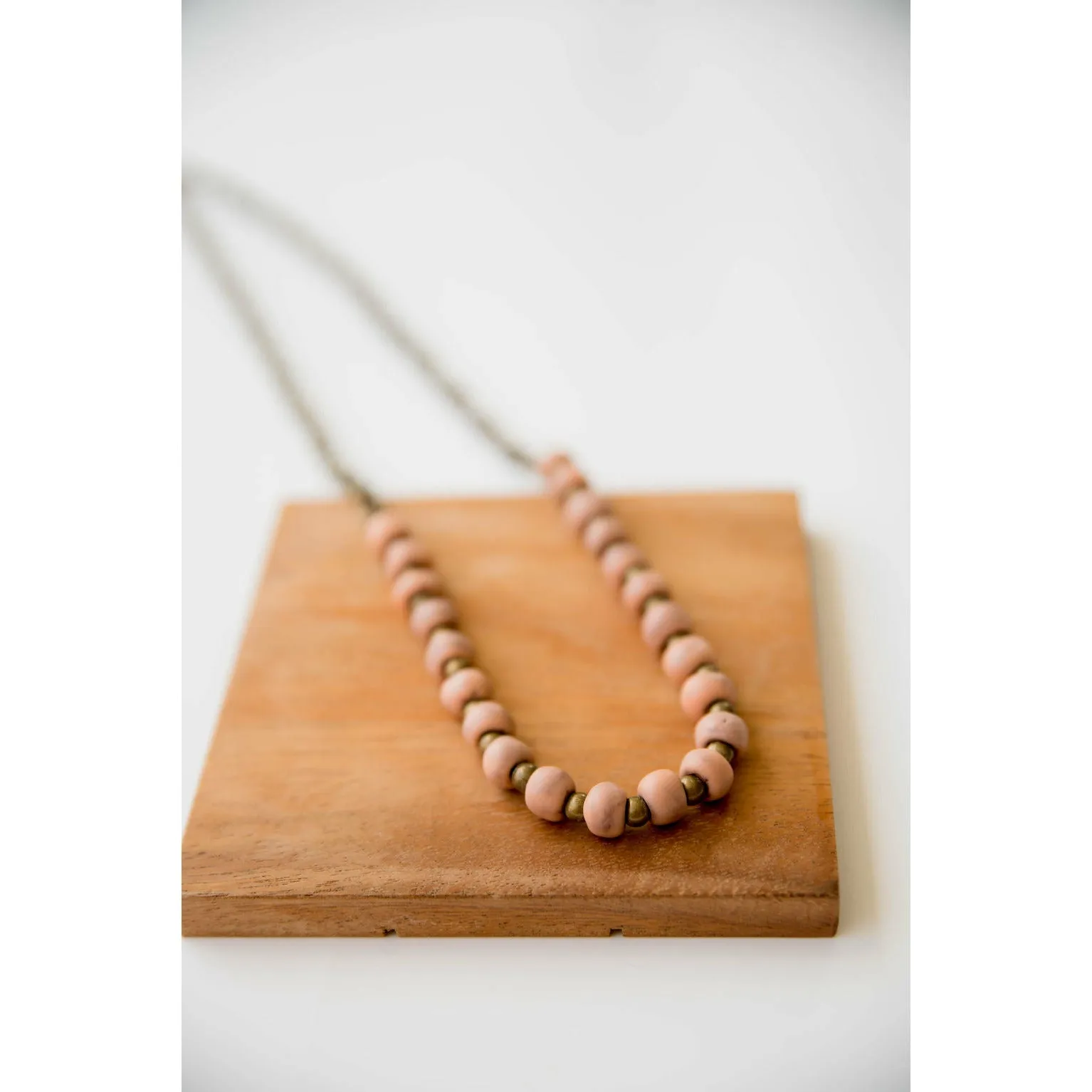 Bel Koz Single Strand Clay Necklace