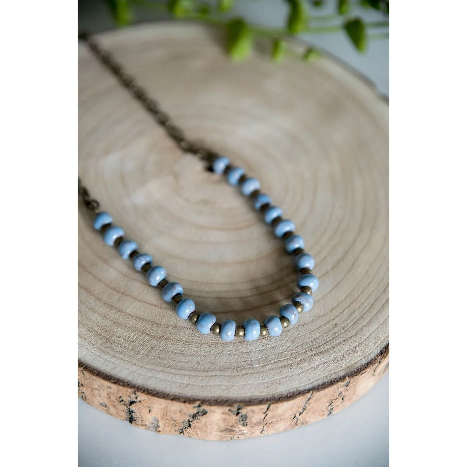 Bel Koz Single Strand Clay Necklace