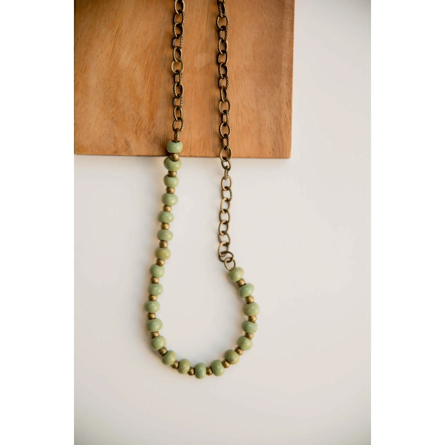 Bel Koz Single Strand Clay Necklace