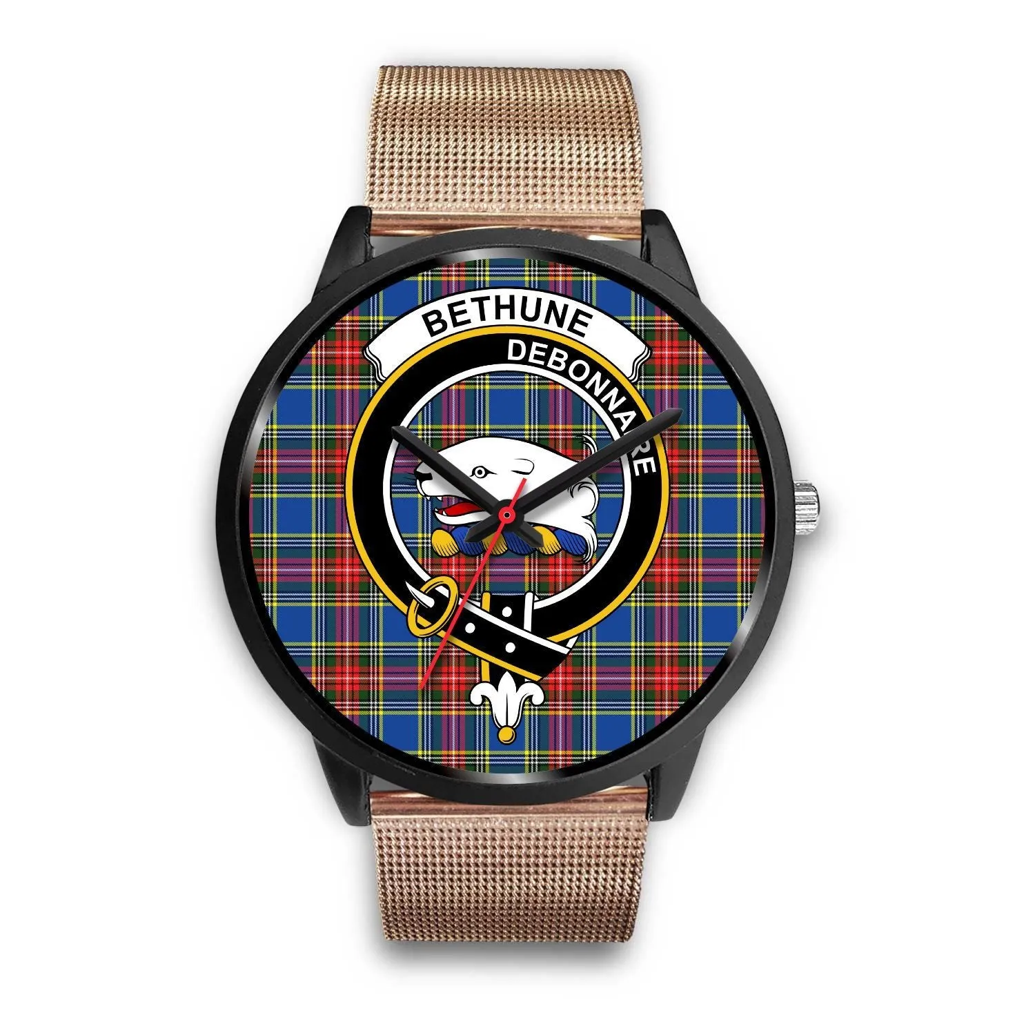 Bethune Clan Badge Tartan Black Watch