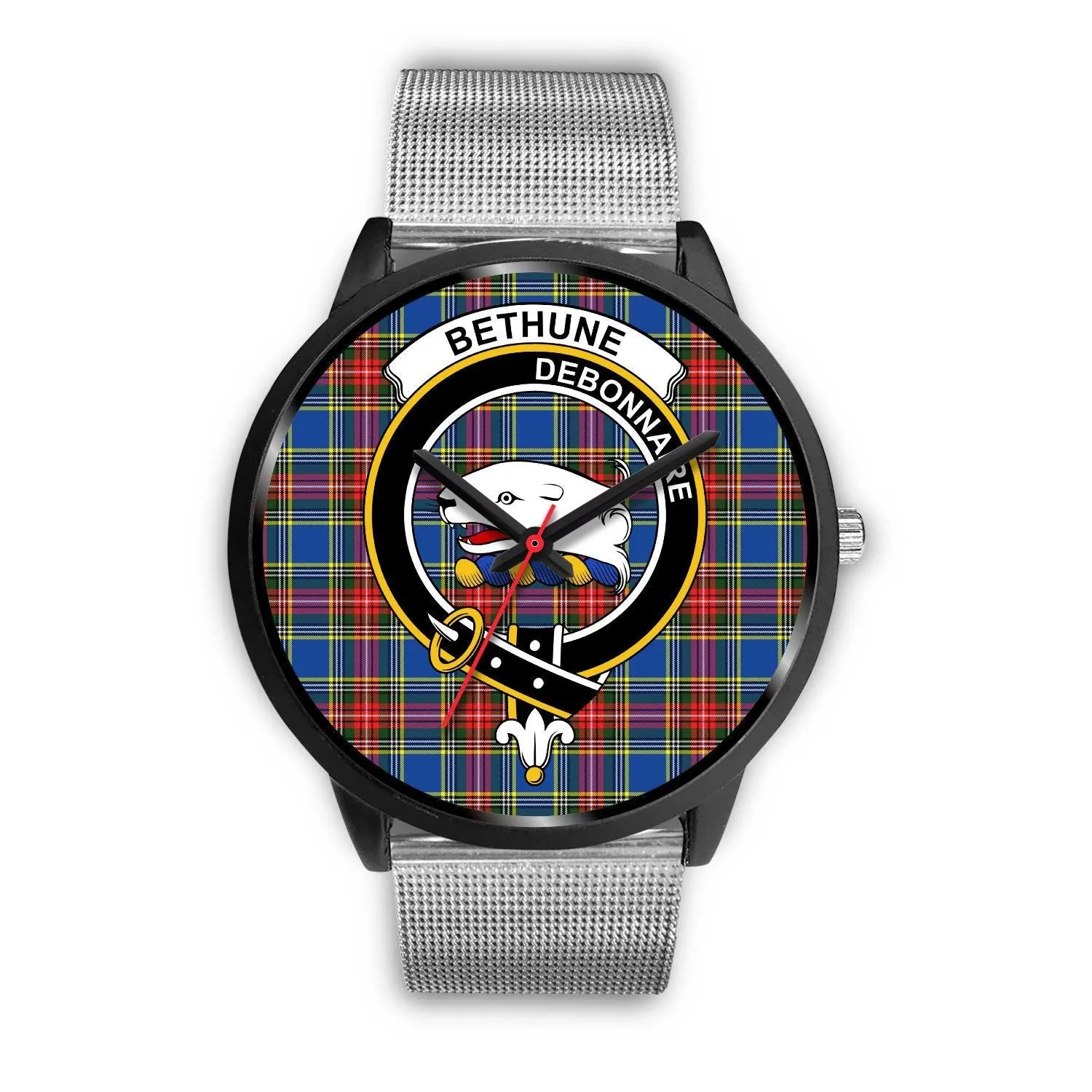 Bethune Clan Badge Tartan Black Watch