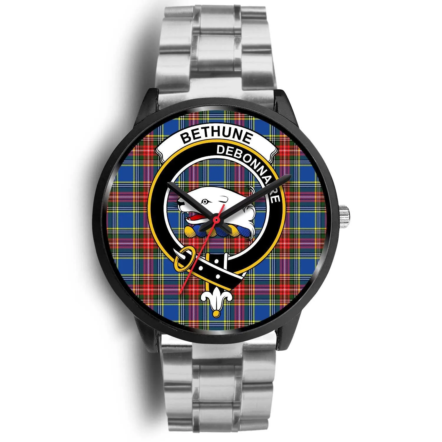 Bethune Clan Badge Tartan Black Watch