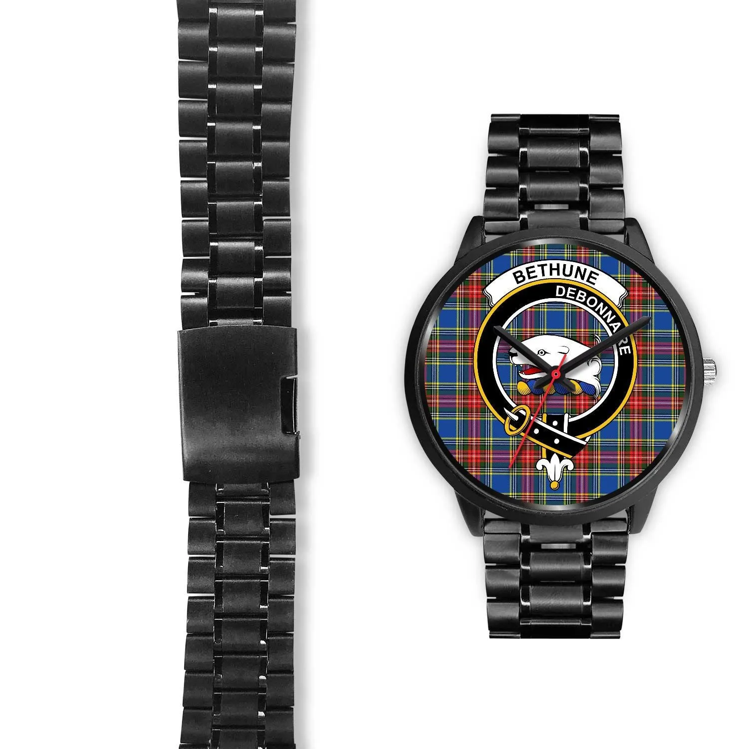 Bethune Clan Badge Tartan Black Watch