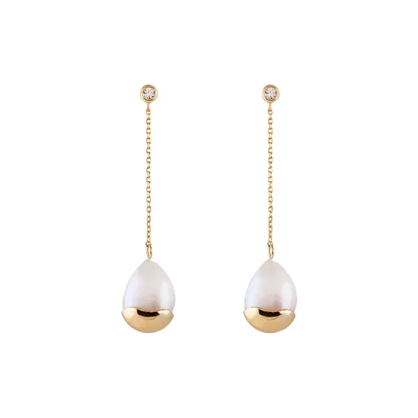 Bianc Marine Gold Earrings