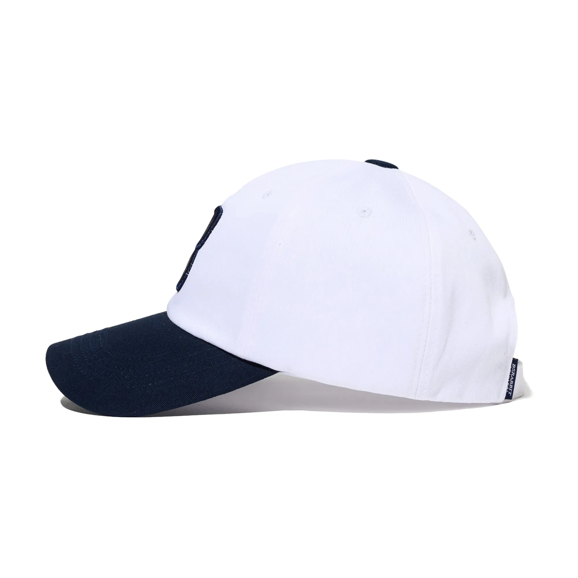 BIG B LOGO CAP WHITE NAVY