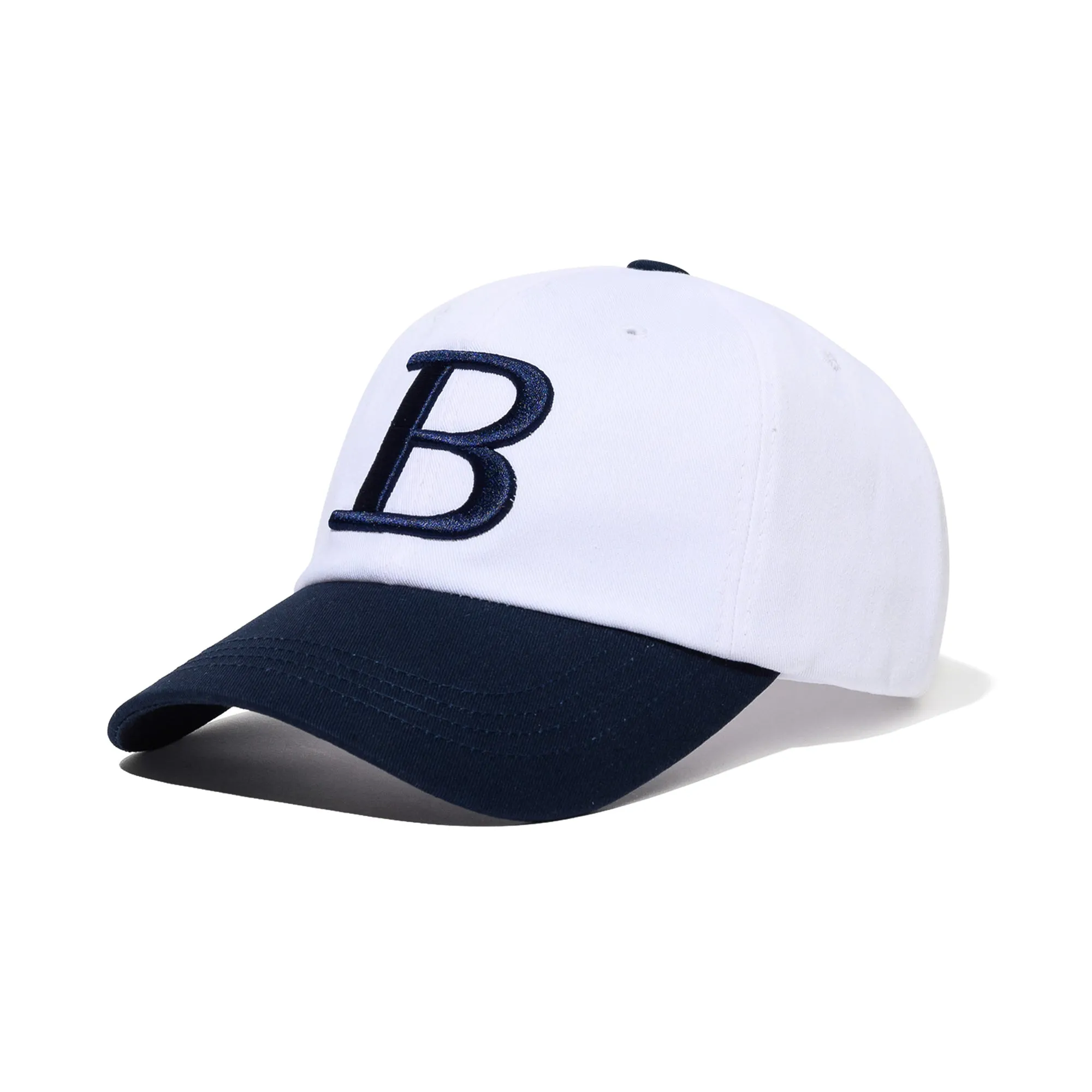 BIG B LOGO CAP WHITE NAVY