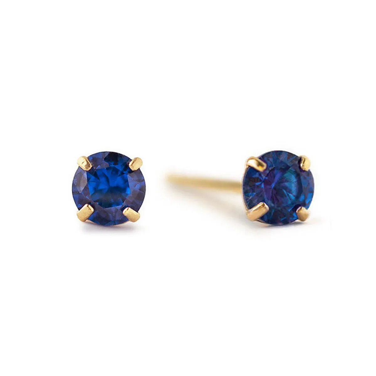 Birthstone Studs Blue Sapphire