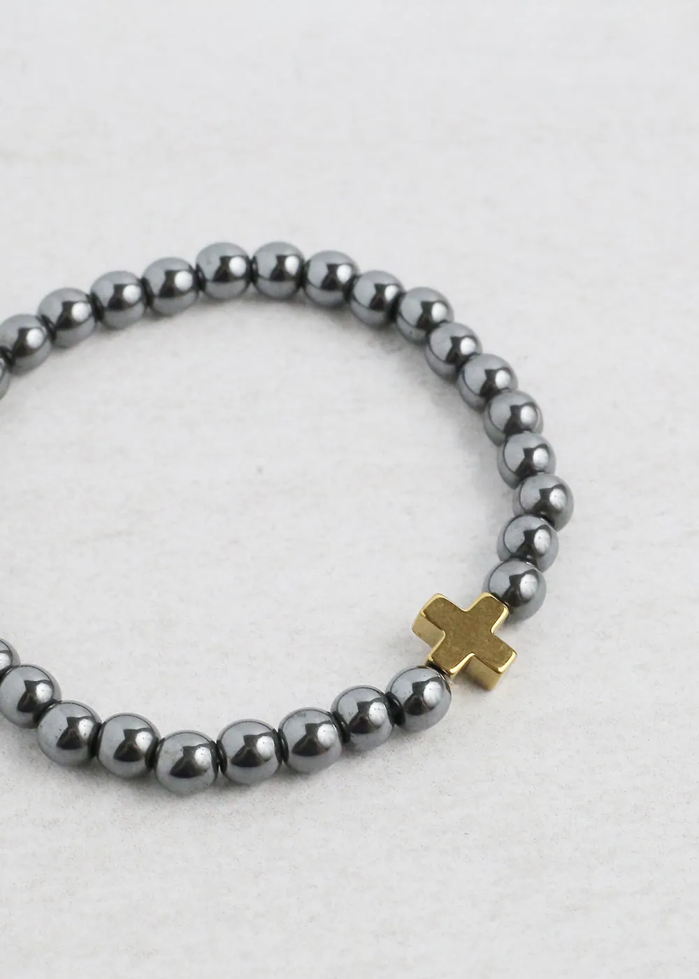 Blessed Cross Beaded Bracelet