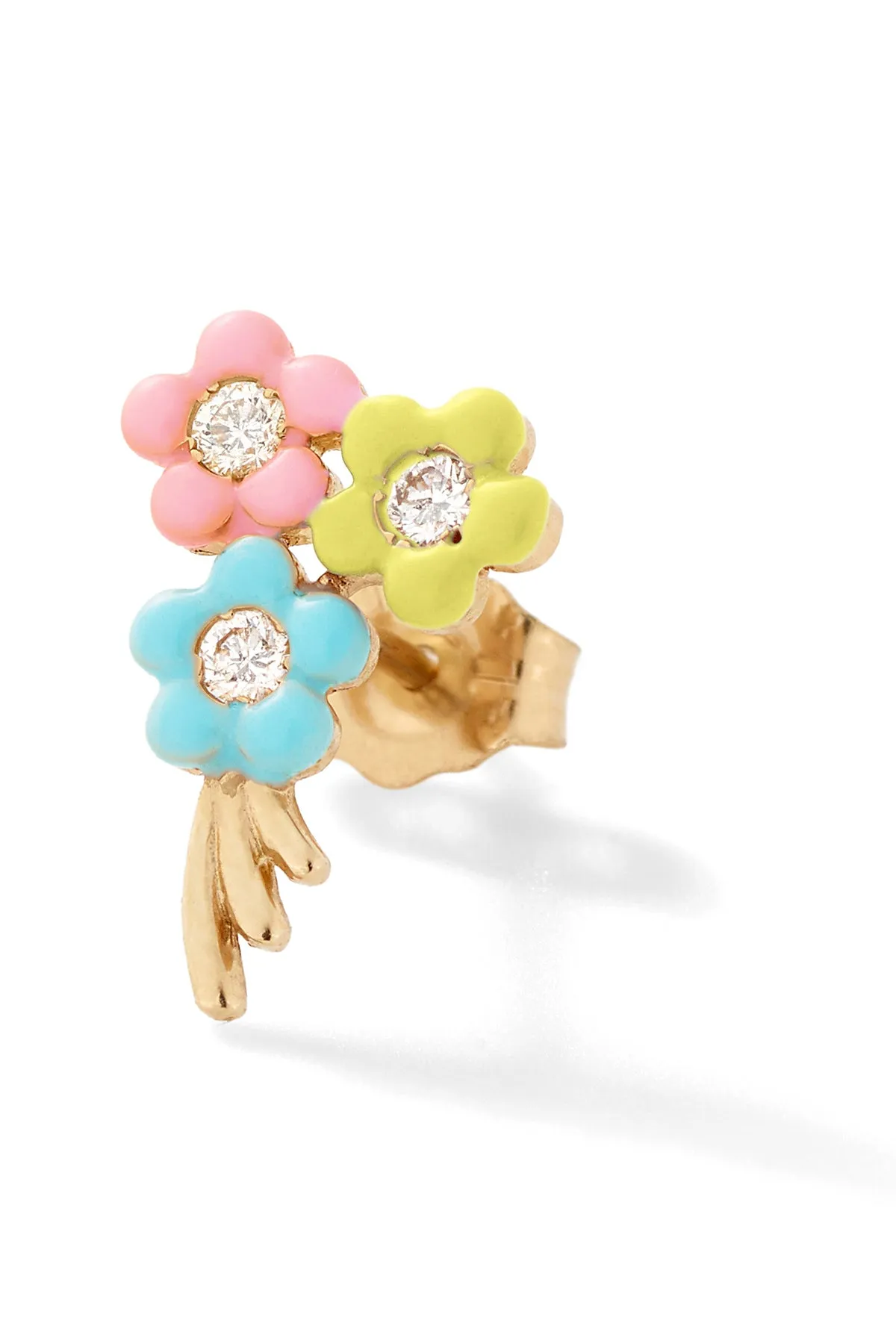 Bouquet of Flowers Stud