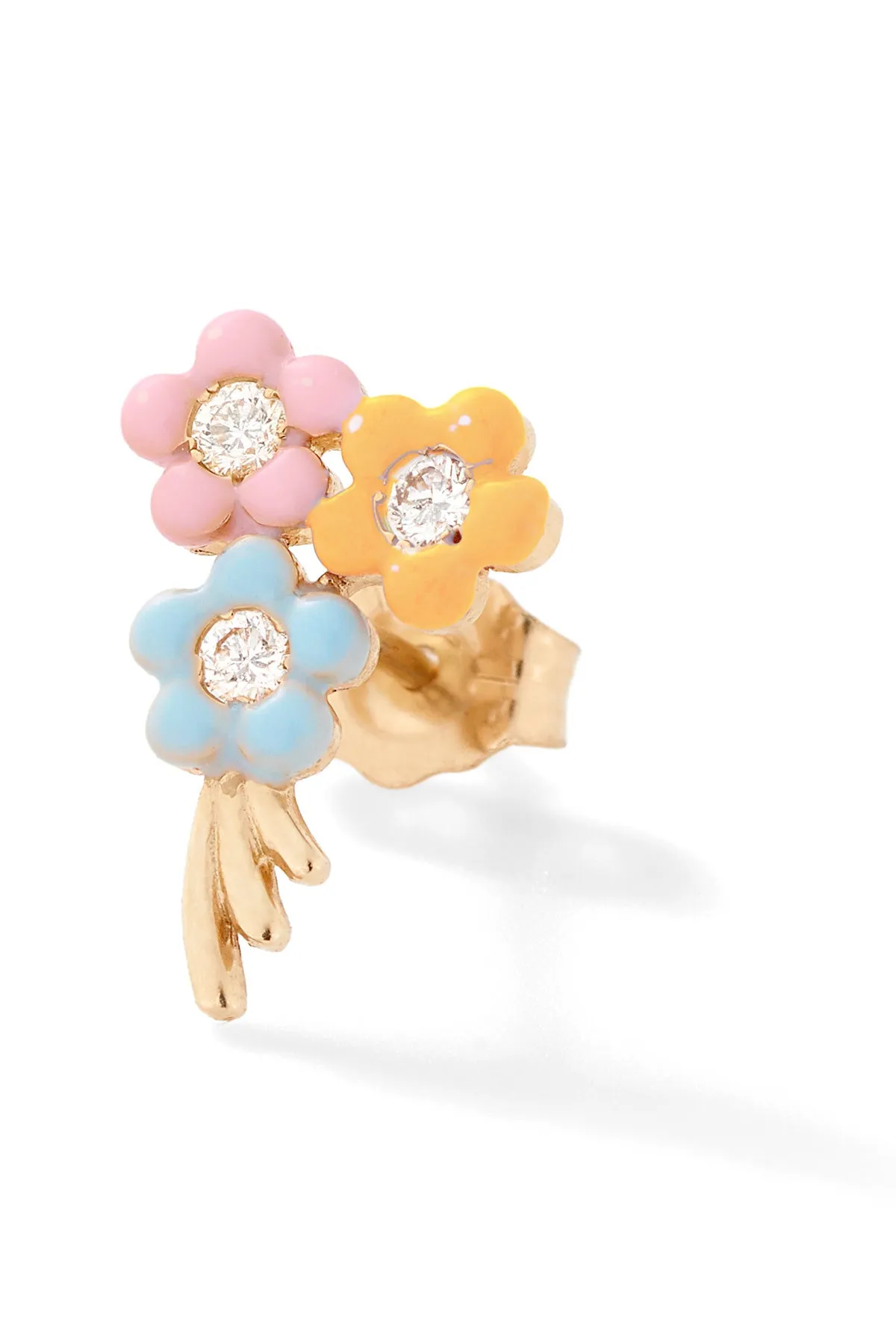 Bouquet of Flowers Stud