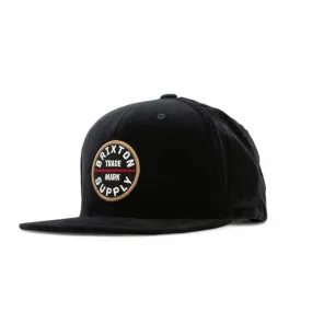 Brixton Oath III Snapback Cap - Black Cord