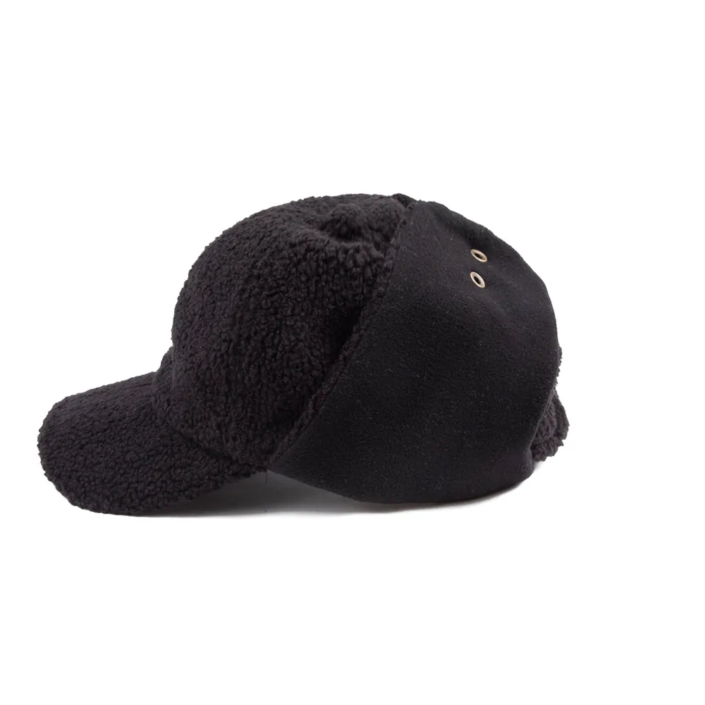 BS INT EARFLAP HAT BLACK