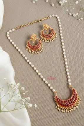 Budgetted Chandbali Pearl Chain